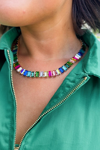 Life Of The Party Gem Necklace Set
