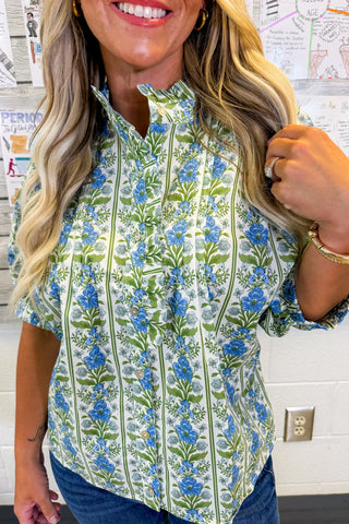 Graceful Glow Floral Top