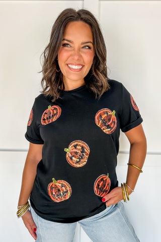 Halloween Town Jack-O-Lantern Black Tshirt