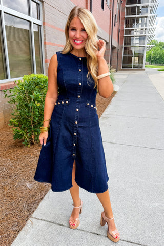 The First Class Denim Dress