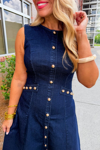 The First Class Denim Dress