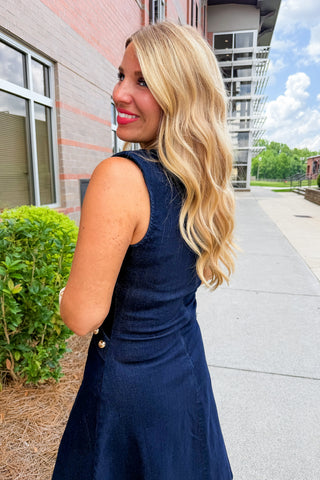 The First Class Denim Dress