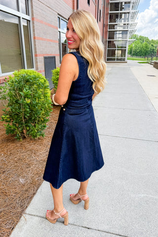 The First Class Denim Dress