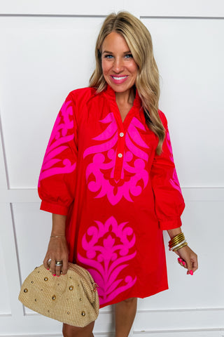The Red Manor Dress
