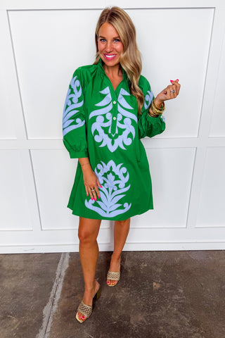 The Emerald Manor Dress