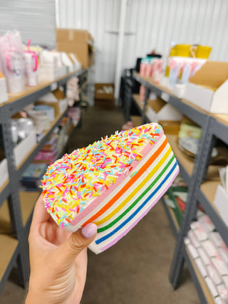 Squishy Sprinkle Birthday Cake