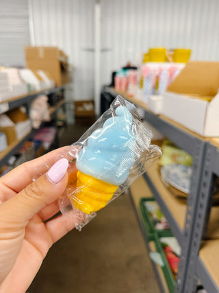 Squishy Ice Cream Cone in Blue