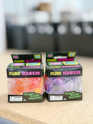 Squishy Orange Stress Cube