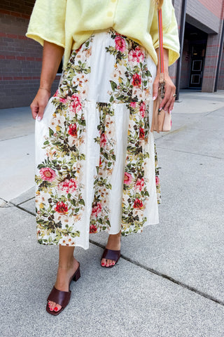 The English Garden Midi Skirt