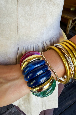 Radiance Glow Stretch Multi Bracelet
