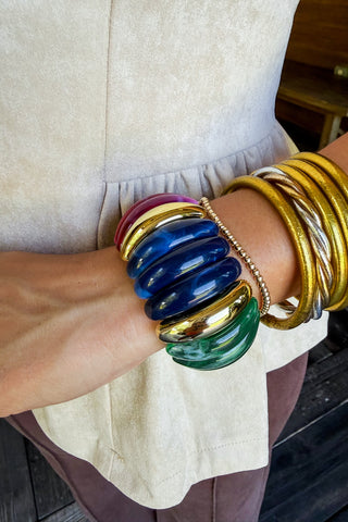 Radiance Glow Stretch Multi Bracelet