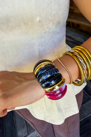 Radiance Glow Stretch Multi Bracelet