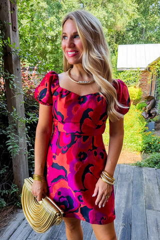 After Dark Sweetheart Floral Dress