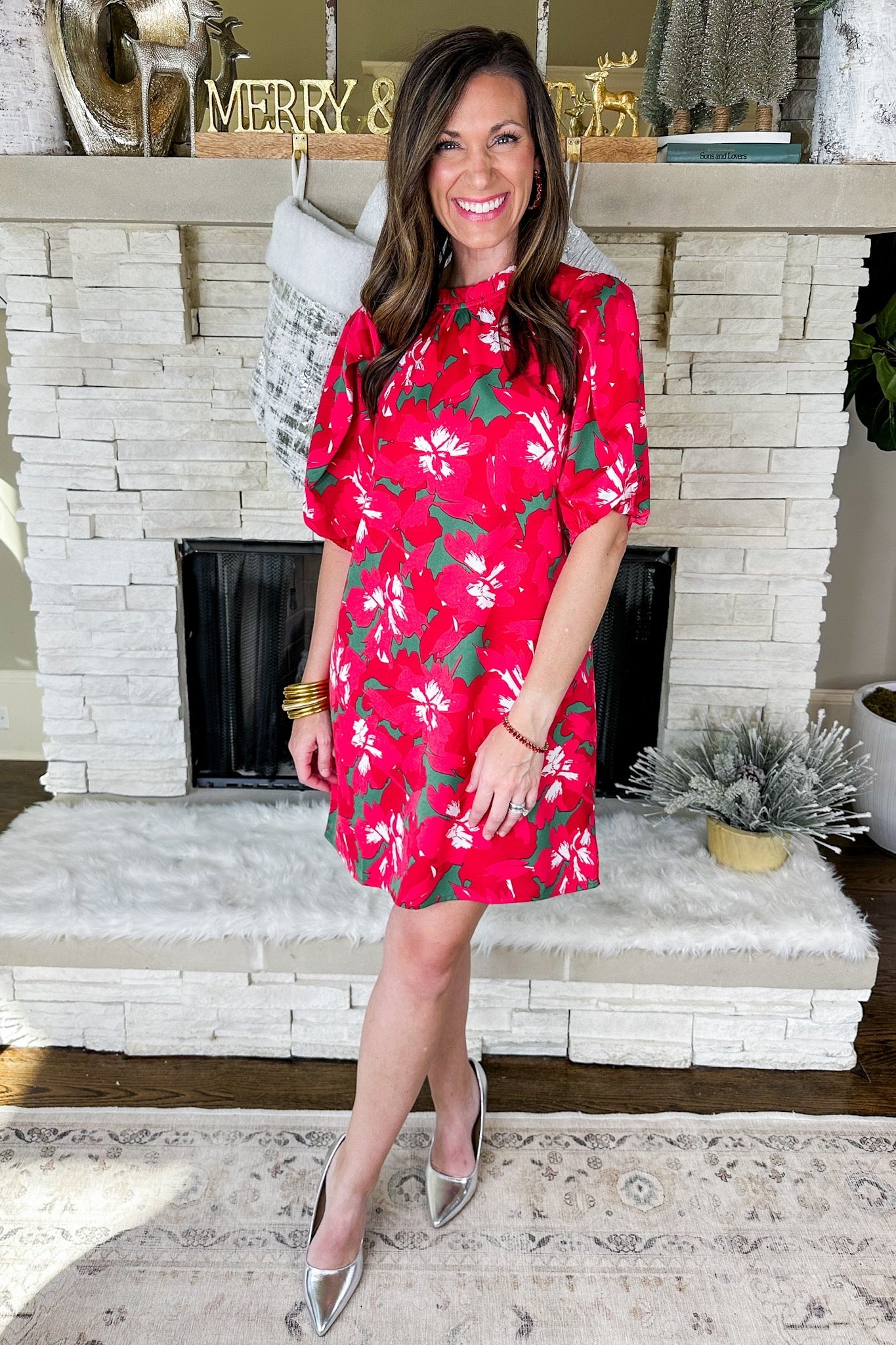 The Libby Pretty Poinsettias Dress by Michelle McDowell