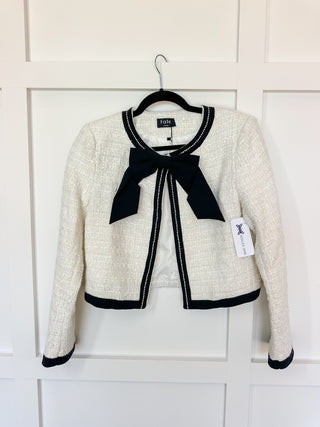 Rhinestone Bow Jacket / Size Medium