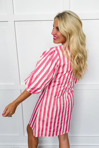 Pink Lemonade Striped Dress