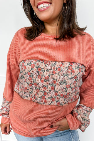 Delighted Soul Floral Pullover Top