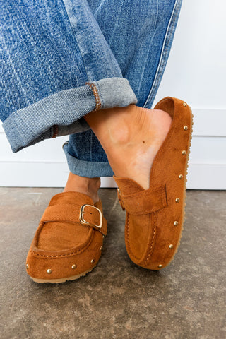 The Briar Buckle Studded Clog Mule