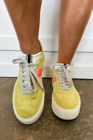 Shu Shop Lime & Pink Stacey Sneaker