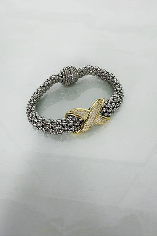 Forever Together Two-tone Magnetic Bracelet