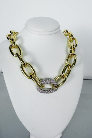 Touch Of Sparkle Magnet Necklace