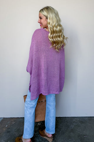 Dear Scarlett Oversized Refresh Cashmere Rose Flowy Top