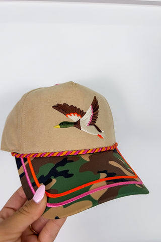 Poppy & Pine Take Flight Mallard Camo Trucker Hat