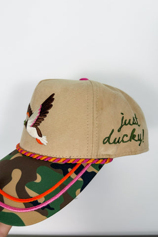 Poppy & Pine Take Flight Mallard Camo Trucker Hat