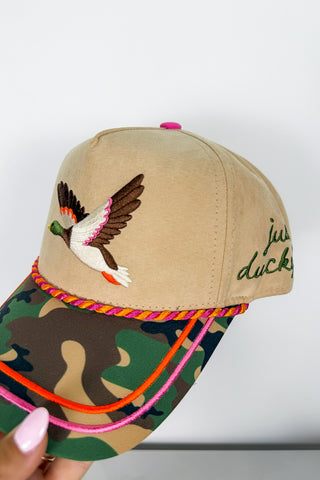 Poppy & Pine Take Flight Mallard Camo Trucker Hat