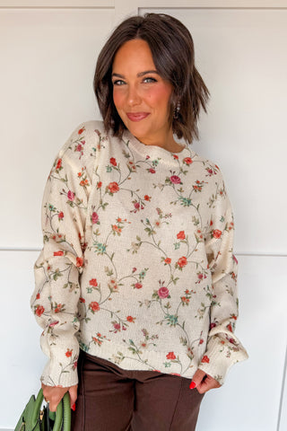 Bloom & Breeze Knit Top in White