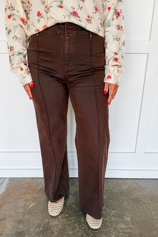 The J&J Staple Pants in Brown