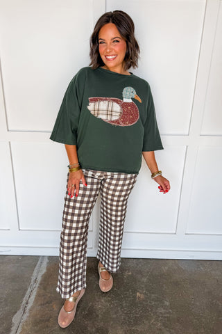 Brown Sugar Gingham Pants