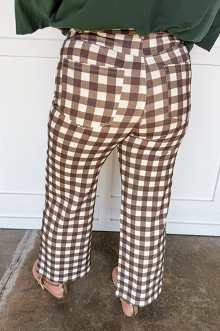 Brown Sugar Gingham Pants