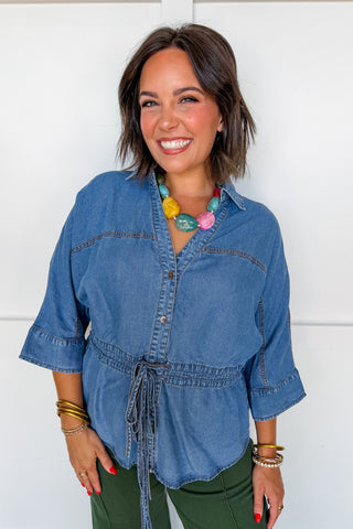 Coastal Pop Beaded Necklace in Multi