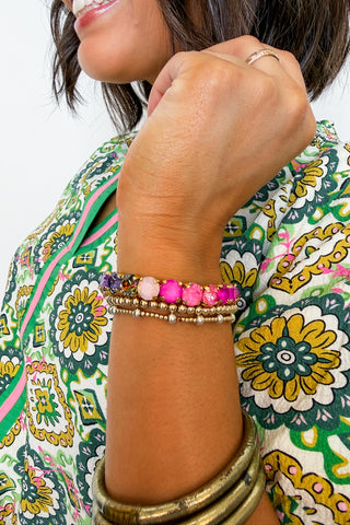 Tova Oakland Stretch Bracelet in Candy Kisses
