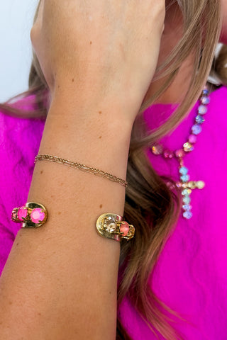 Tova Nyon Cuff Bracelet in Fairy Dust