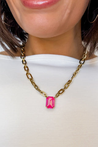 Tova Dereka Necklace In Petal Pink Moonlight