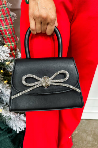 The Sparkle Season Handbag in Black