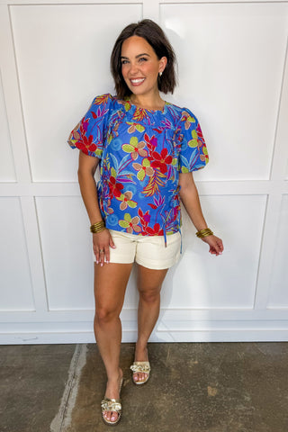 Pop Of Paradise Top
