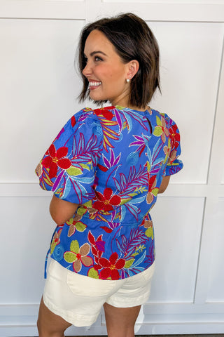 Pop Of Paradise Top