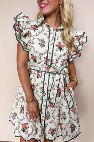 Secret Garden Short Ruffle Dress