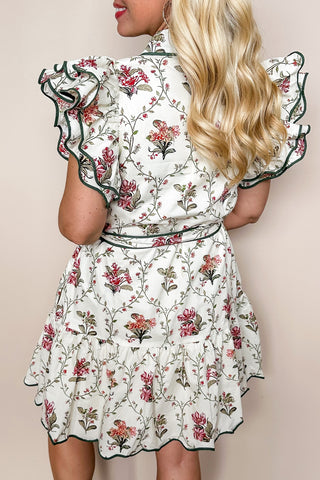 Secret Garden Short Ruffle Dress