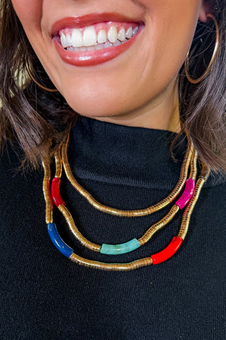 Imperial Multi Layered Necklace by Treasure Jewels