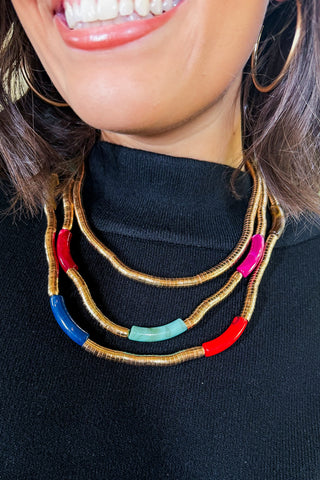 Imperial Multi Layered Necklace by Treasure Jewels