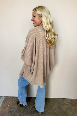 Dear Scarlett Easy Layer Mocha Cardigan