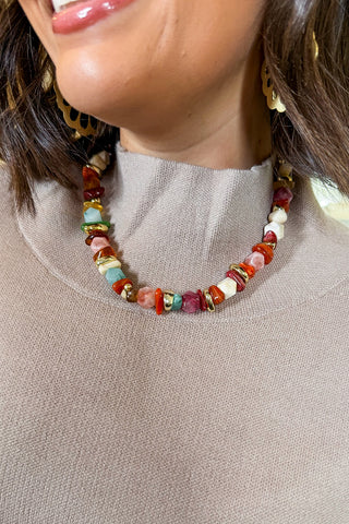 Color Twist Necklace by Treasure Jewels