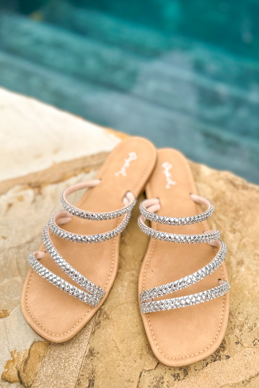 What Dreams Are Made Of Rhinestone Sandal
