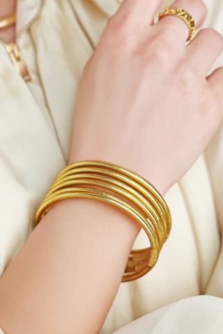 Budhagirl Bangles - Aura Lumine Gold All Weather Bangles