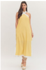 The Kara Dress in Lemon