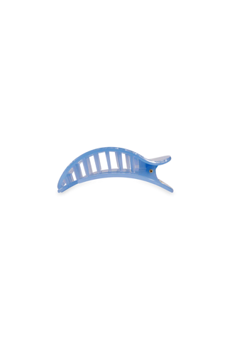 Teleties Blue Lagoon Medium Flat Round Hair Clip Tt-fcm01-233